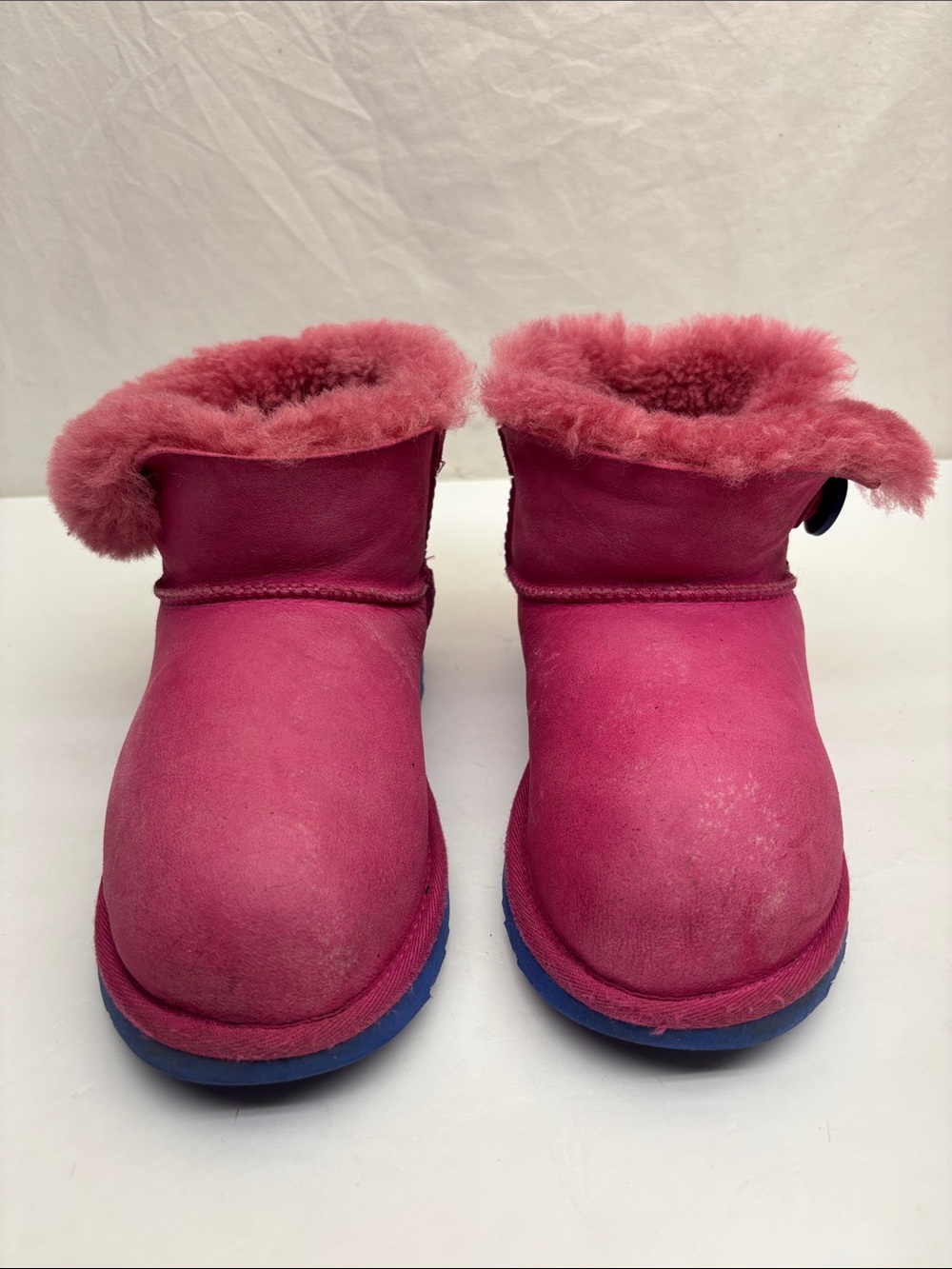 UGG Kids Pink button boots, SZ 2 little girl